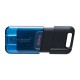 Kingston Technology DataTraveler 80 unidad flash USB 64 GB USB Tipo C 3.2 Gen 1 (3.1 Gen 1) Negro, Azul